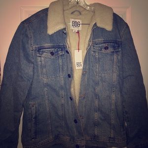 Sherpa Jean trucker jacket